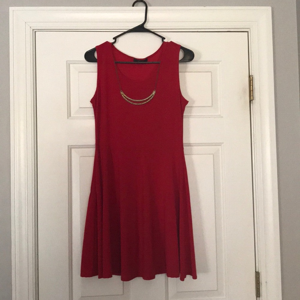 Thin material, sleeveless mini dress